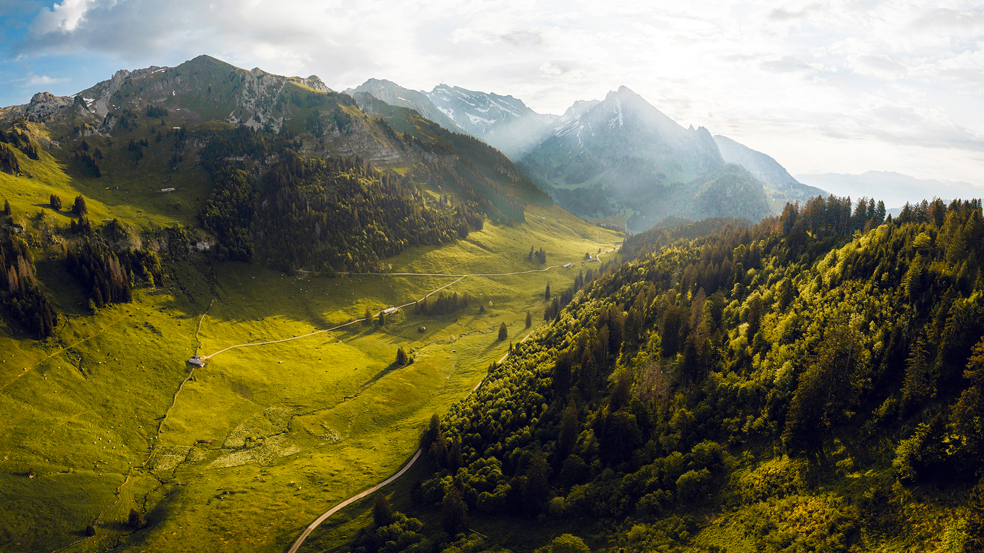 Valleys and Highlands wallpaper